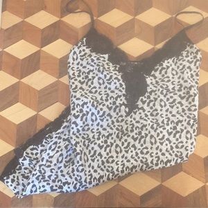 Victoria’s Secret leopard lingerie